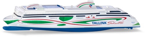 Siku Tallink Megastar veerboot 1:1000 metaal/kunststof wit/blauw/groen veelzijdig in gebruik