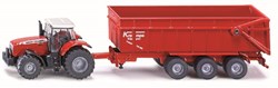 1:87 Massey Ferguson met aanhanger