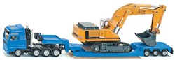 1:87 Zwaartransport dieplader + graafmachine