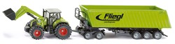 1:50 Claas Tractor met dolly en kieper