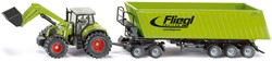 1:50 Claas Tractor met dolly en kieper