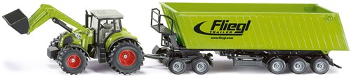 1:50 Claas Tractor met dolly en kieper