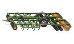 Siku Amazone Centaur speelgoed grondbewerkingsmachine voor tractoren 1:32 metaal/kunststof groen draaibare pakkerrollen inklapbaar frame trouw aan de originele lak