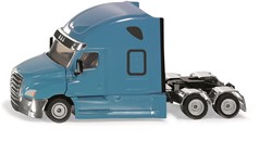 Siku Freightliner Cascadia Speelgoedtrekker 1:50 kunststof/metaal blauw motorkap kan open koppeling te combineren met SUPER-aanhangers met een schaal van 1:50