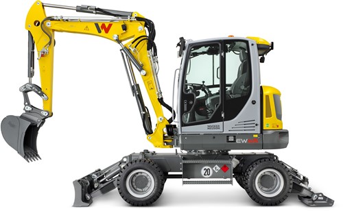 Siku 1:50 Wacker Neuson EW65 mobiele graafmachine