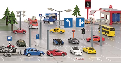 Siku World - Straatverlichting en verkeersborden
