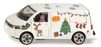 Siku Knutselset Style my VW T5 Snowman gelimiteerde oplage metaal/kunststof wit speelgoedauto incl. stickervel voor een individueel ontwerp