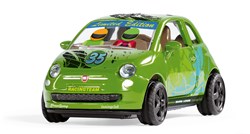 Siku knutselset Style my Fiat 500 Adventure speelgoedauto metaal/kunststof groen incl. stickervel voor individuele vormgeving deuren kunnen geopend worden