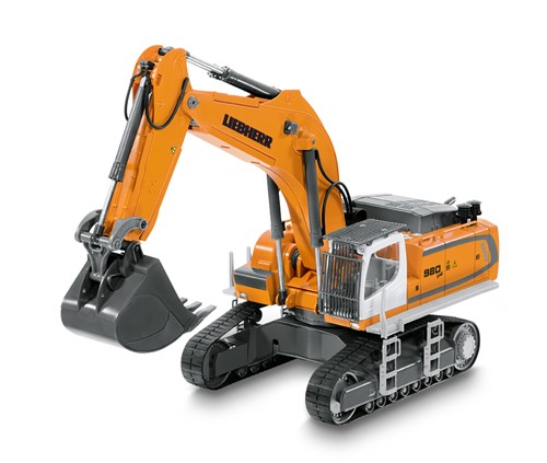 Siku Liebherr R980 SME rupsgraafmachine Afstandbestuurbaar 1:32 Bediening via app met geluid mogelijk Zonder afstandsbedieningsmodule Metaal/Kunststof Oranje