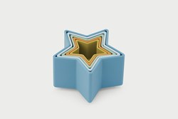 Tickit Silisoft Ster Vormige Stapelbekers (Neutrale Kleuren) - Pk5