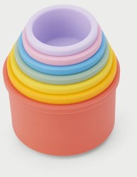 Tickit Silisoft Ronde Stapelbekers (Regenboog) - Pk7