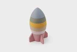 Tickit Silisoft Stapelbare Raket (Aarde Kleuren) - Pk6