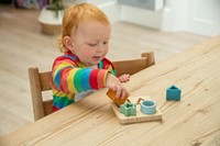 Tickit Silisoft Figuren Puzzel (Neutrale Kleuren) - Pk4-3