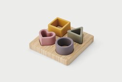 Tickit Silisoft Figuren Puzzel (Aarde Kleuren) - Pk4