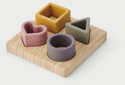 Tickit Silisoft Figuren Puzzel (Aarde Kleuren) - Pk4