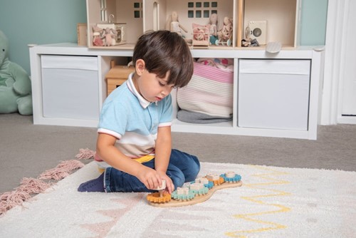 Tickit Silisoft Tandwiel Puzzel (Neutrale Kleuren) - Pk4-3