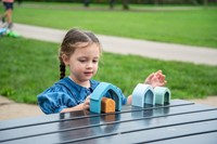 Tickit Silisoft Stapelbare Huizen (Neutrale Kleuren) - Pk4-2