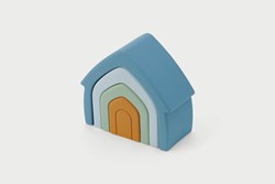 Tickit Silisoft Stapelbare Huizen (Neutrale Kleuren) - Pk4