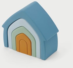 Tickit Silisoft Stapelbare Huizen (Neutrale Kleuren) - Pk4