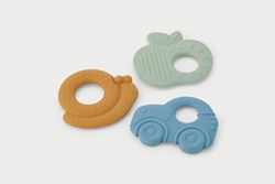 Tickit Silisoft Sensorische Bijtspeelgoed (Neutrale Kleuren) - Pk3