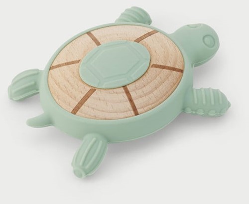 Tickit Silisoft Schildpad Bijtspeelgoed (Neutrale Kleuren)