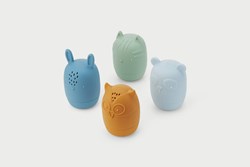 Tickit Silisoft Dierlijke Waterspuiters (Neutrale Kleuren) - Pk4