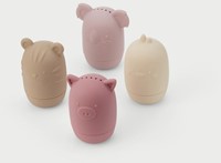 Tickit Silisoft Dierlijke Waterspuiters (Aarde Kleuren) - Pk4