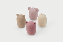 Tickit Silisoft Dierlijke Waterspuiters (Aarde Kleuren) - Pk4