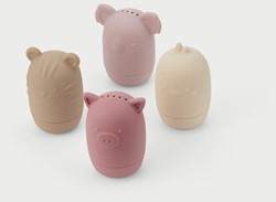 Tickit Silisoft Dierlijke Waterspuiters (Aarde Kleuren) - Pk4