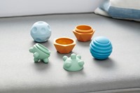 Tickit Silisoft Sensorische Ballen (Neutrale Kleuren) - Pk4-2
