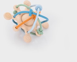 Tickit SiliSoft Fidget-Rammelaar - Neutrale tinten - Vanaf 0 maanden