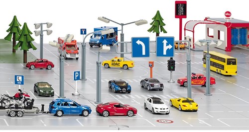 Siku World - Straatverlichting en verkeersborden-3