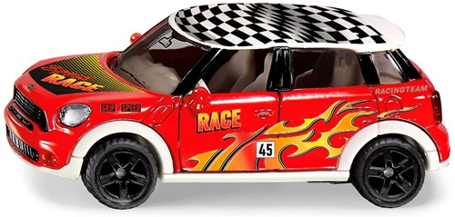 Siku Knutselset Style my MINI Countryman Race gelimiteerde oplage metaal/kunststof rood speelgoedauto incl. stickervel voor een individueel ontwerp-2