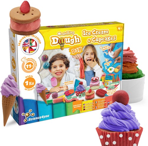 Science4you Modelling Dough Ice Cream & Cupcakes DIY-3