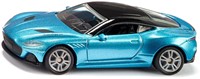 Siku Aston Martin DBS Superleggera speelgoedauto metaal/plastic blauw deuren kunnen open sportvelgen met rubberen banden-2