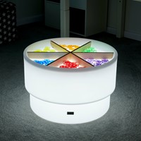 Tickit Sensorische Ontdekkings Tafel met Sfeerverlichting & Houten Scheidingswand Set-2