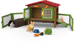 Schleich Farm World Rabbit Hutch