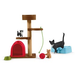 Schleich Farm World Wandeling met een schattig katje