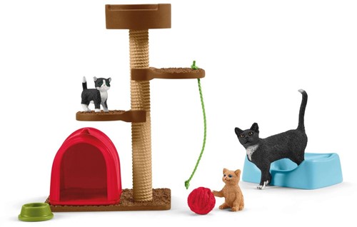 Schleich Farm World Wandeling met een schattig katje