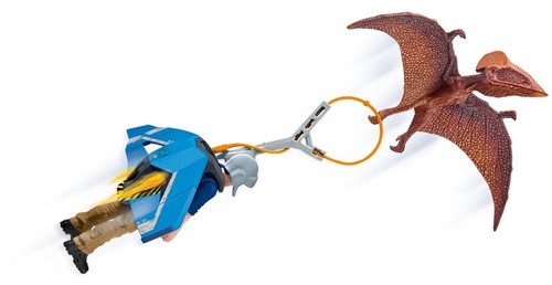 Schleich Dinosaurs Jetpack achtervolging