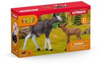 Schleich Wild Life Moose Family-3