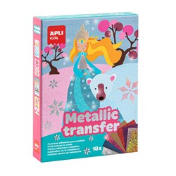 APLI - Prinsessen Transfer Metalic (4 kaarten, 18 transfers)