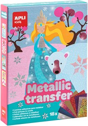 APLI - Prinsessen Transfer Metalic (4 kaarten, 18 transfers)