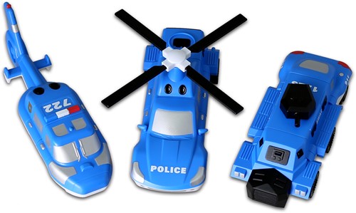 Popular Playthings - Mix or Match Politie Voertuigen-2
