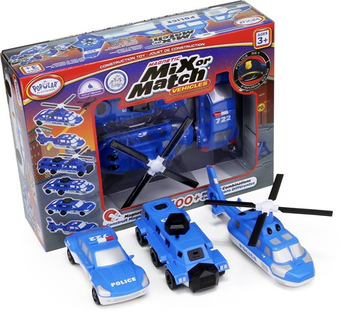 Popular Playthings - Mix or Match Politie Voertuigen