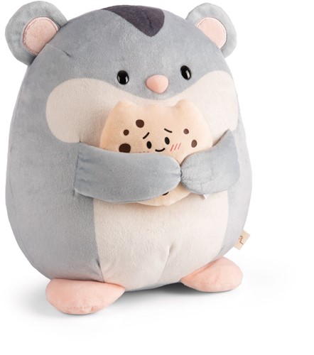 NICI - Knuffel mymochi hamster Shai 27cm met koekje