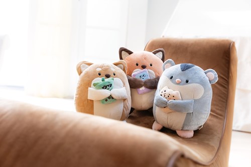 NICI - Knuffel mymochi hamster Shai 27cm met koekje-3