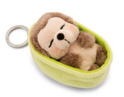 NICI - Sleutelhanger Sleeping Pets egel 8cm mand lichtgroen GROEN
