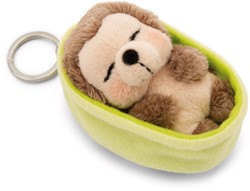NICI - Sleutelhanger Sleeping Pets egel 8cm mand lichtgroen GROEN