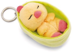 NICI - Sleutelhanger Sleeping Pets kuiken 8cm mand lichtgroen GROEN